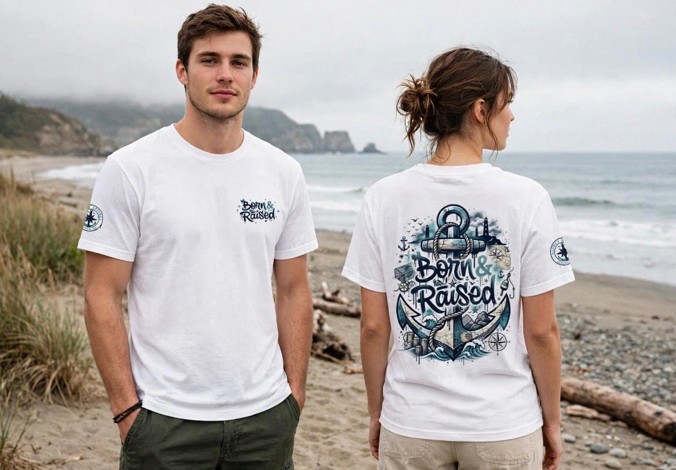 Born & Raised Anchor Tee